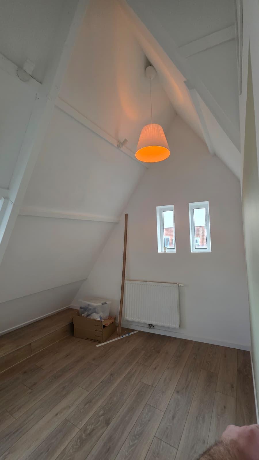 Dak na renovatie met nieuwe dakpannen